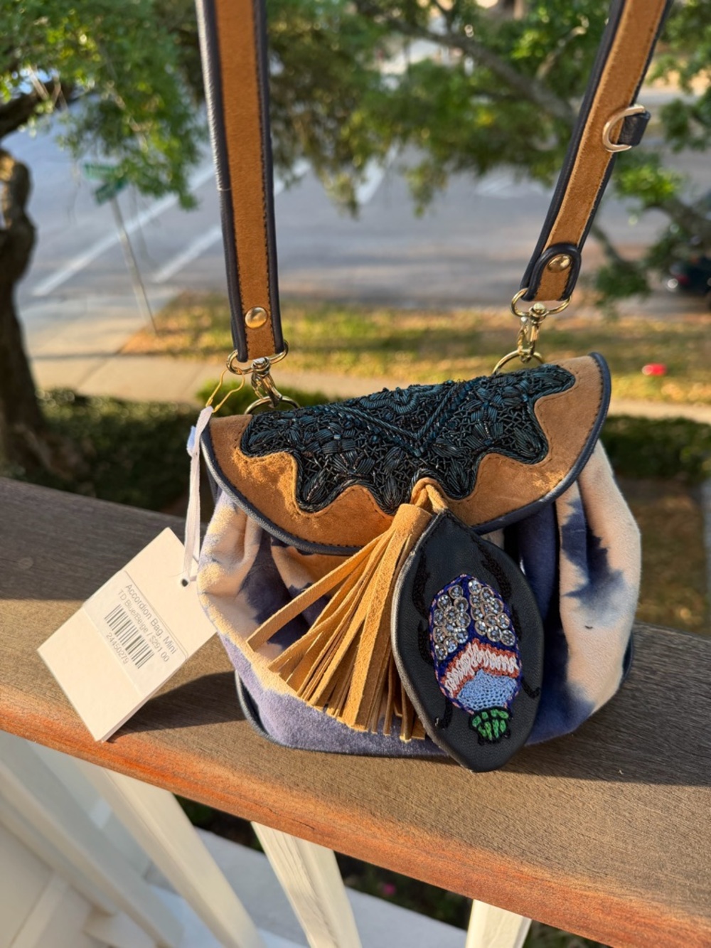 Meher Kakalia, Oliphant Crossbody Bag & waist bag. NWT. Handmade.